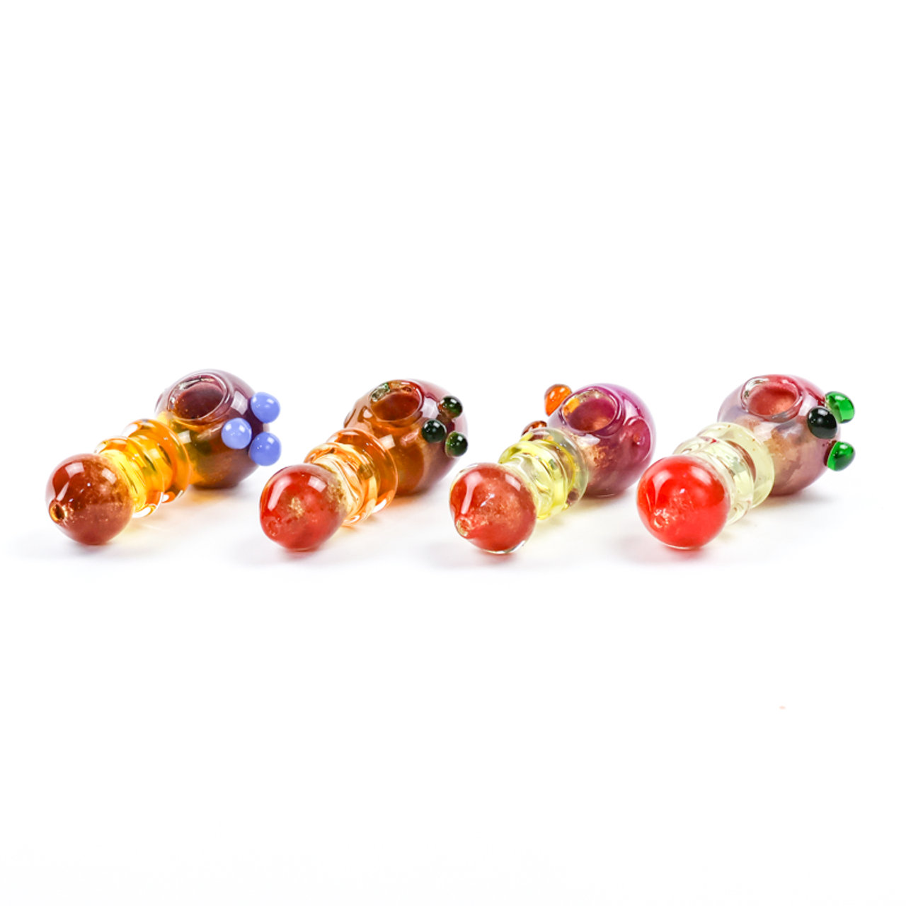 Photograph of product: 5" Fumed Neck Frit Topped/Wrapped | Heavy