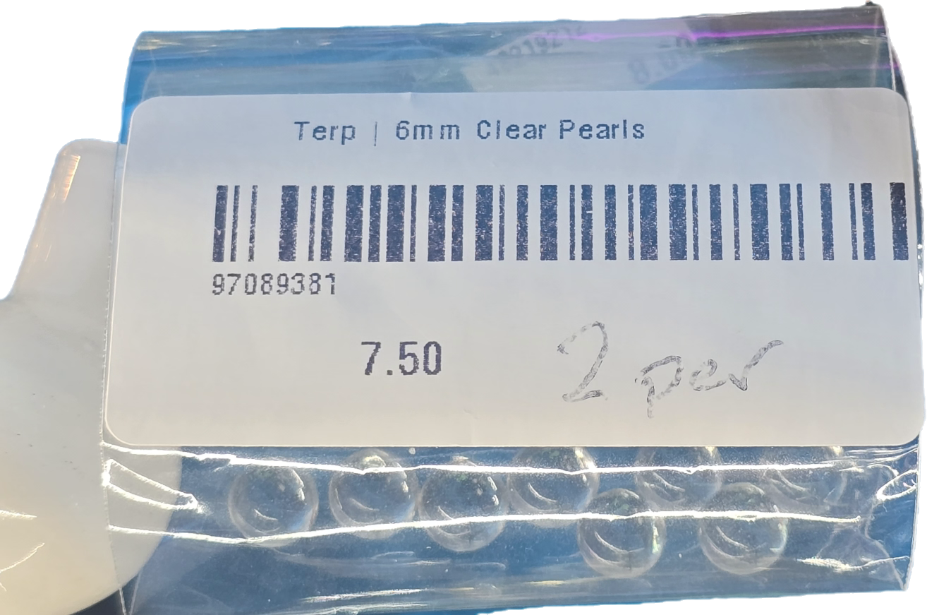Photograph of product: Terp | 6mm Clear Pearls
