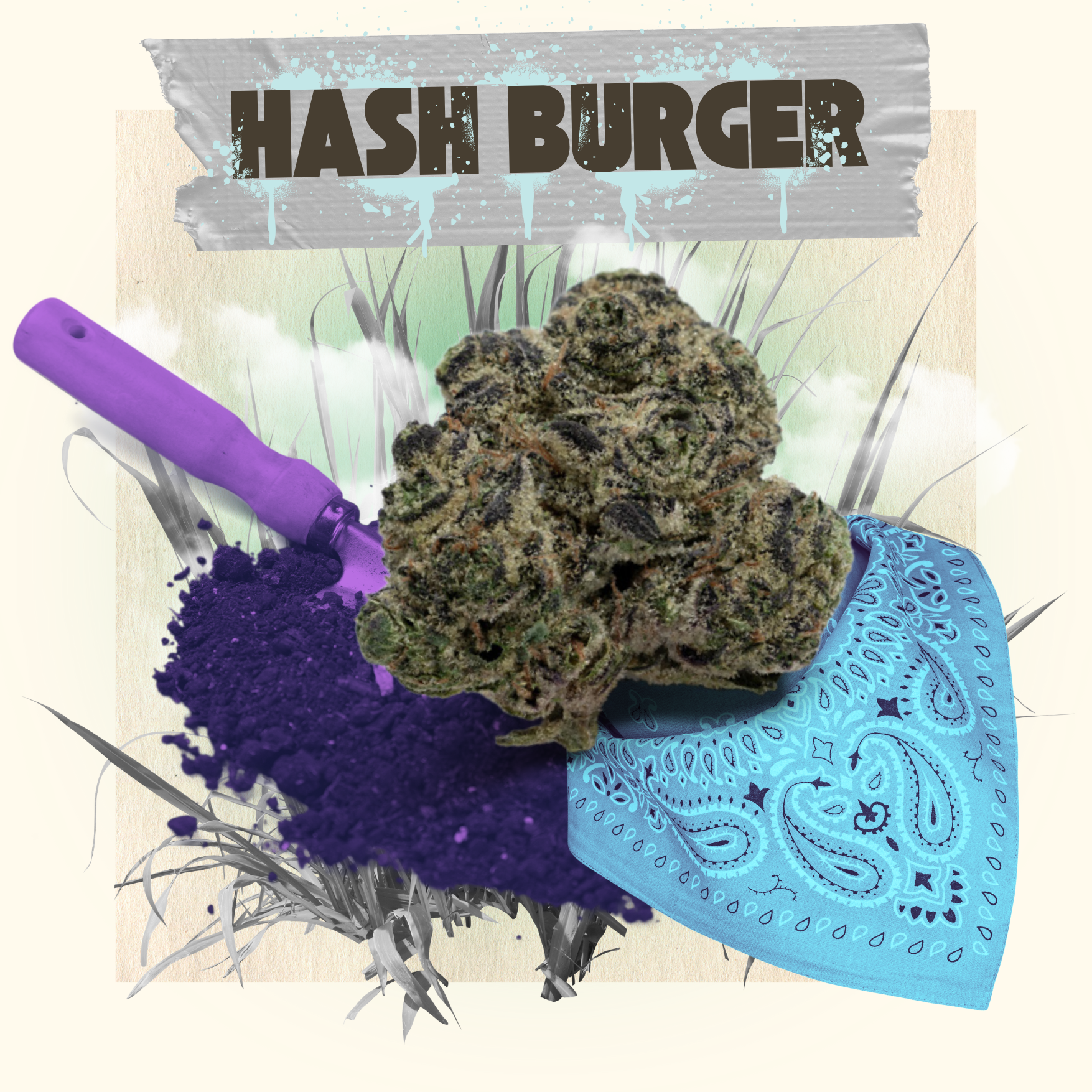 Photograph of product: Hashburger Hash Infused Preroll 5pk (.5g)