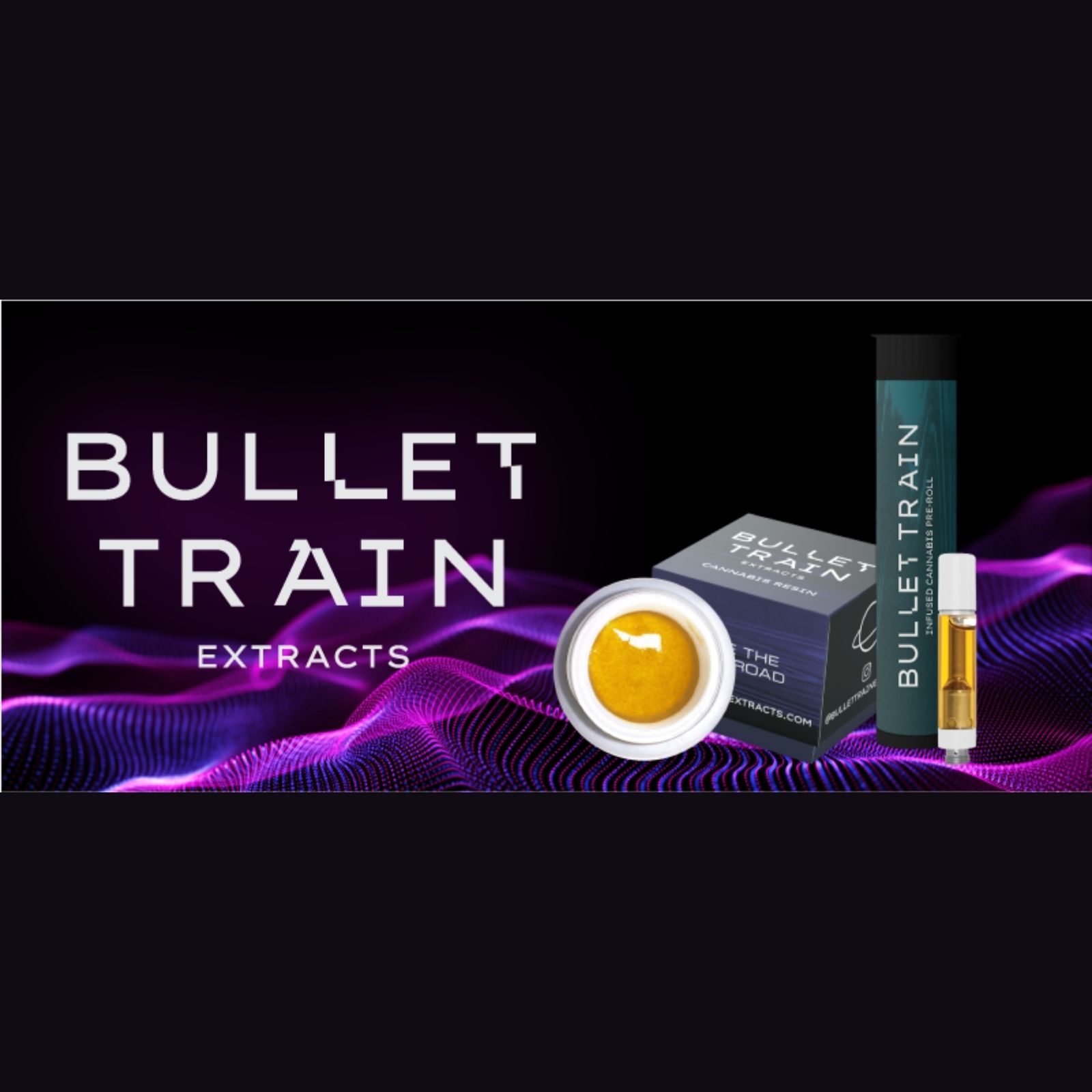 Photograph of product: Bullet Train (Crops) | High Society | Infused Pre-Roll | 1g