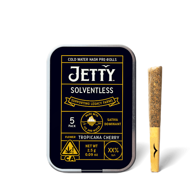 Photograph of product: Tropicana Cherry | .5g x 5 Live Rosin Infused Preroll Pack - 