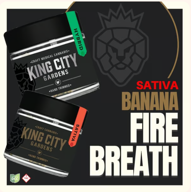 Photograph of product: King City Gardens | Banana Fire Breath | 2.83g Smalls