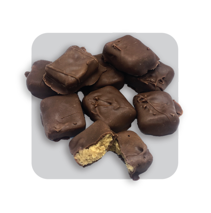 Photograph of product: Full Bloom - PB Chocolate Squares 100MG