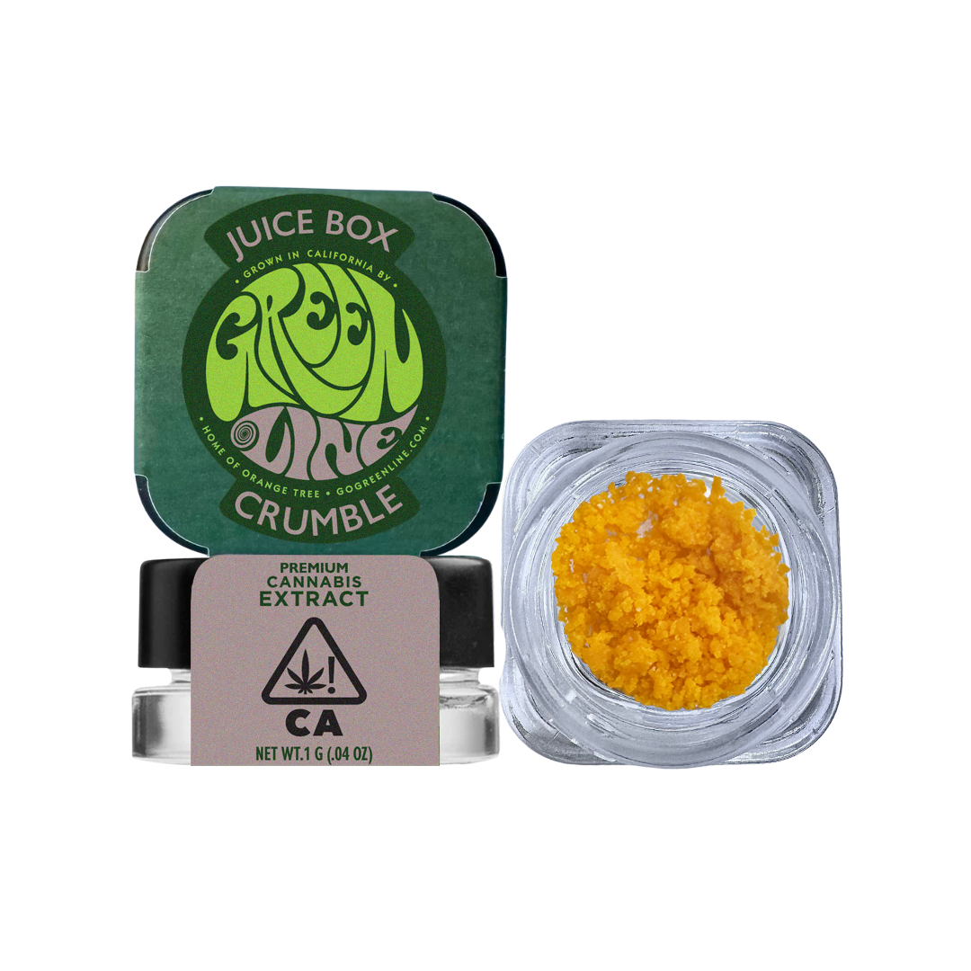 Photograph of product: Greenline Crumble 1g - Juice Box (H)
