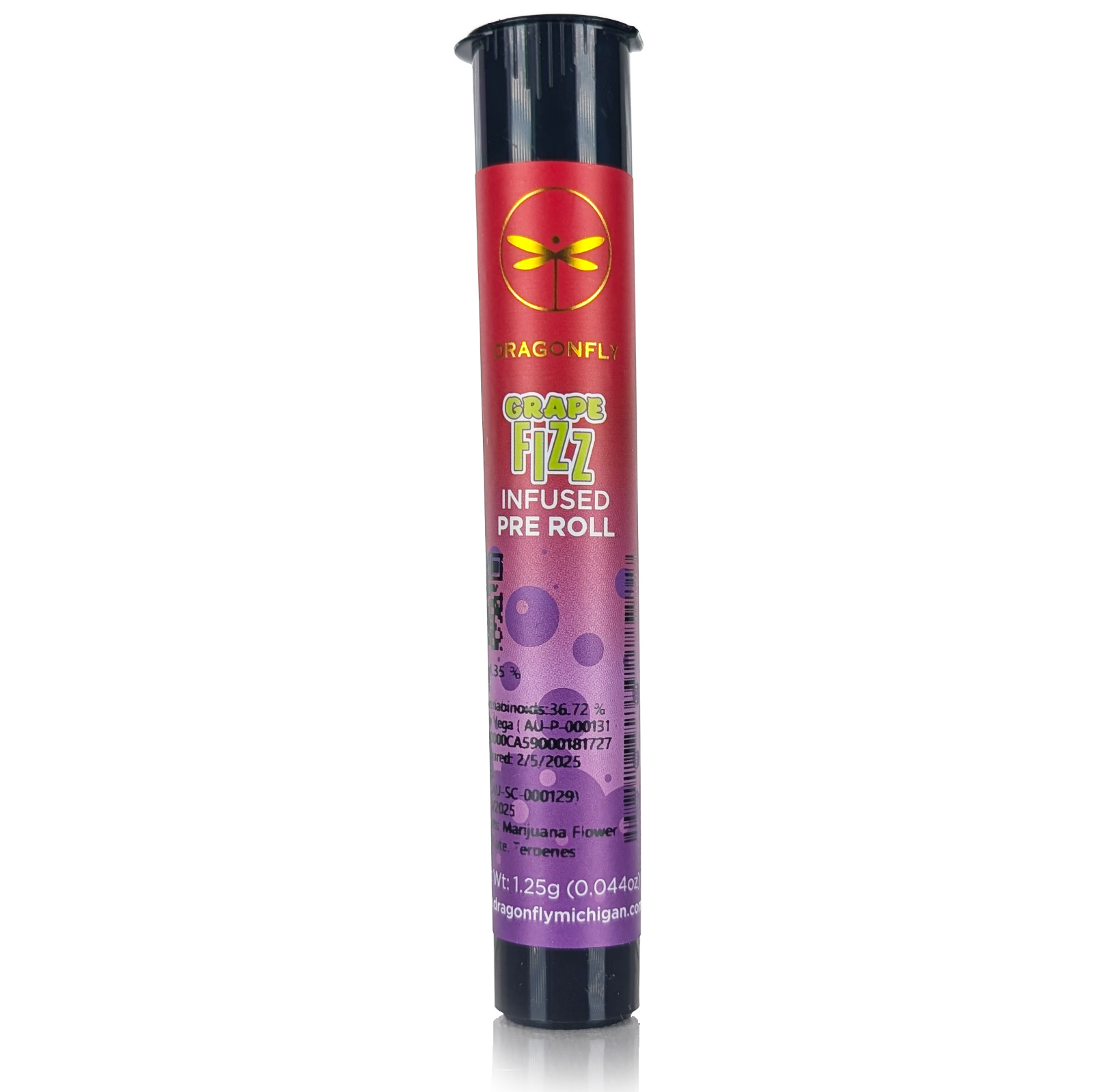 Photograph of product: GRAPE FIZZ - INFUSED PRE-ROLL