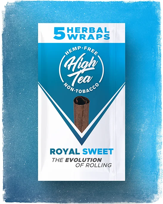 Photograph of product: High Tea All Natural Smoking Wraps - Royal Sweet