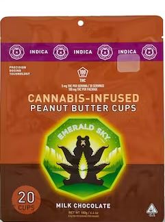 Photograph of product: Oui'd (10pk/100mg) Peanut Butter Cups [I]