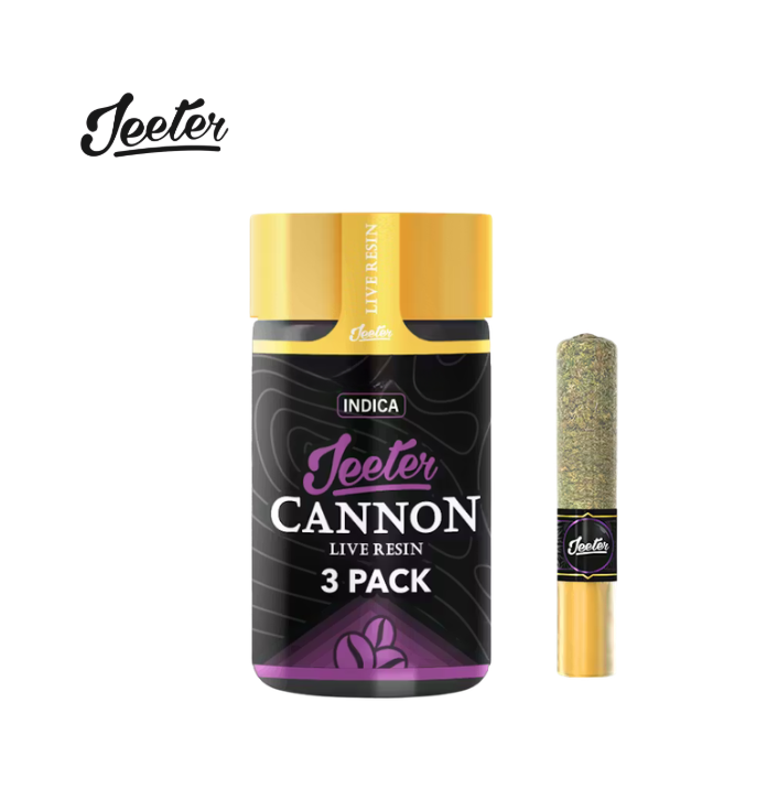 Photograph of product: #1 STUNNA 1.5G LIVE RESIN INFUSED 3 PACK PREROLLS