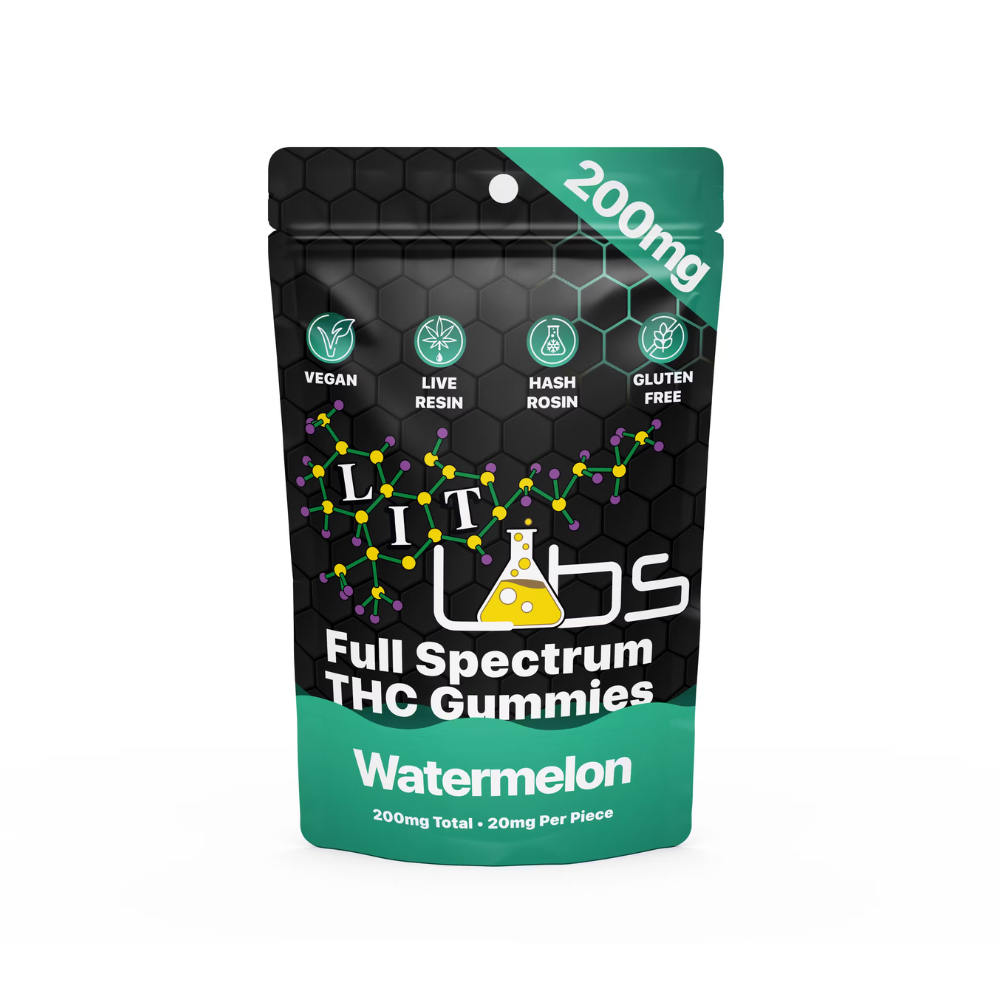 Photograph of product: Lit Labs | Gummy | Watermelon | 200mg