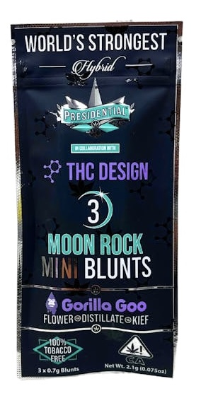 Photograph of product: GORILLA GOO MINI BLUNT 3PK | 2.1G