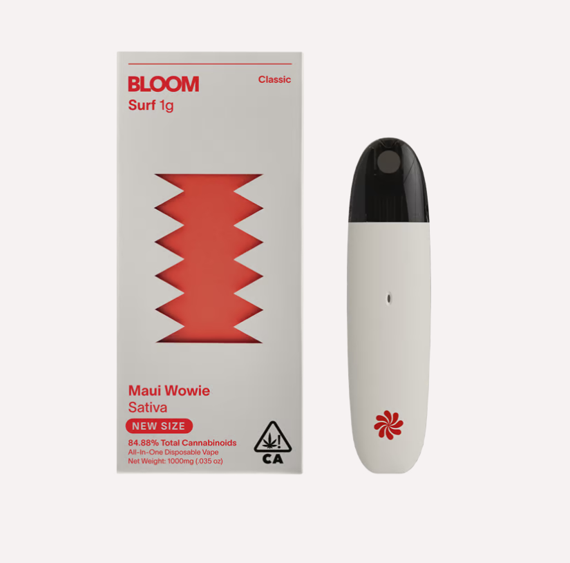 Photograph of product: Bloom | Vape | Granddaddy Purple | Distillate Disposable