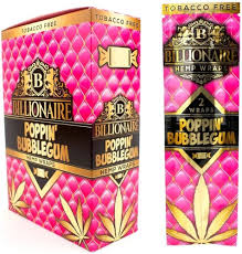 Photograph of product: Billionaire: Poppin' Bubblegum Hemp Wrap