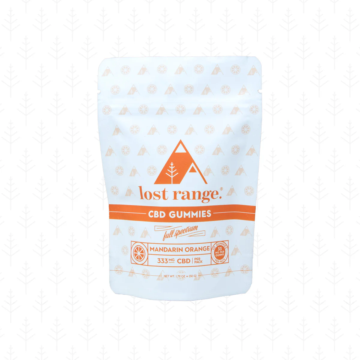 Photograph of product: CBD | Lost Range | Orange Gummies 333mg 10CT