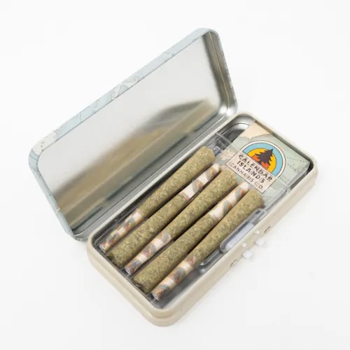 Photograph of product: Calendar Island Oui'd - Garlic Cocktail - 5 Pack 0.5 Gram Pre-Rolls