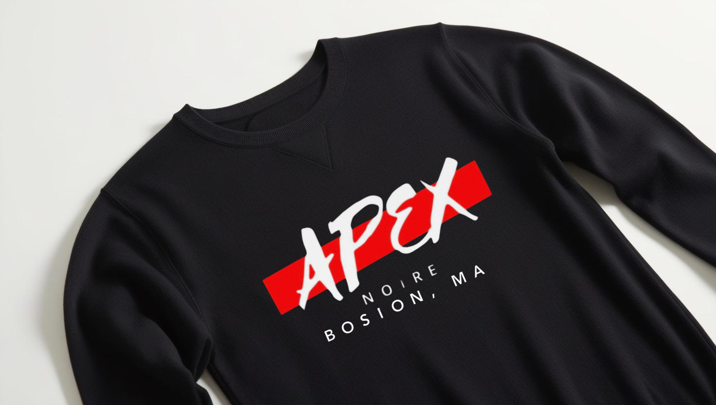 Photograph of product: Apex Noire Crew-Neck