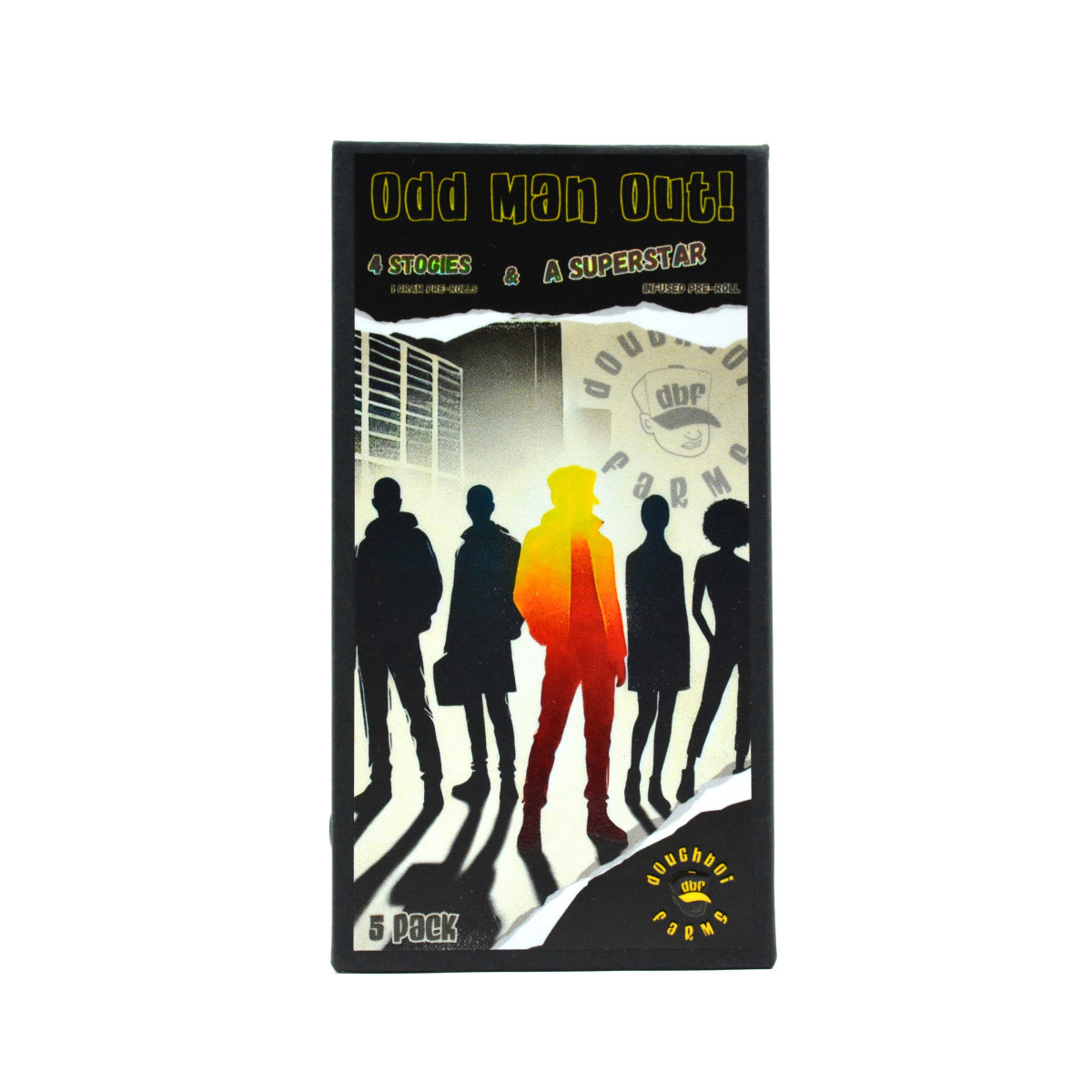 Photograph of product: Doughboi - Pre-Roll 5 Pack - Odd Man Out