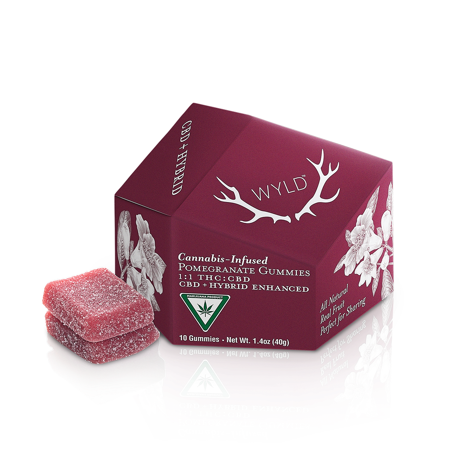 Photograph of product: Wyld-Pomegranate Gummies (H)