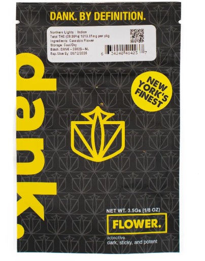 Photograph of product: Dank | Northern Lights | Sungrown | Flower - 3.5g