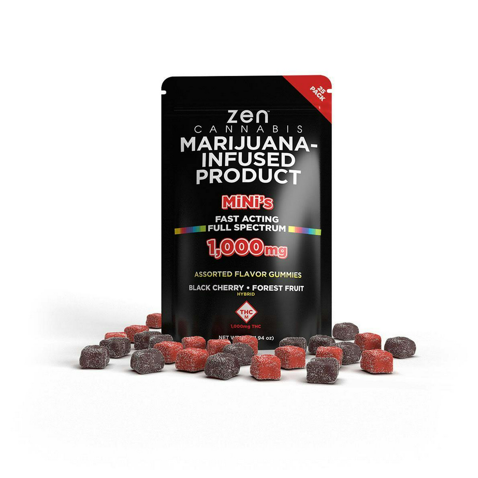 Photograph of product: Zen - Multi-Flavor Gummies - - Hybrid