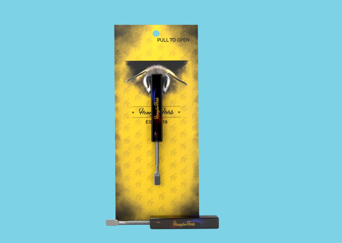 Photograph of product: Honeybee - Resin Galaxy Dab Tool