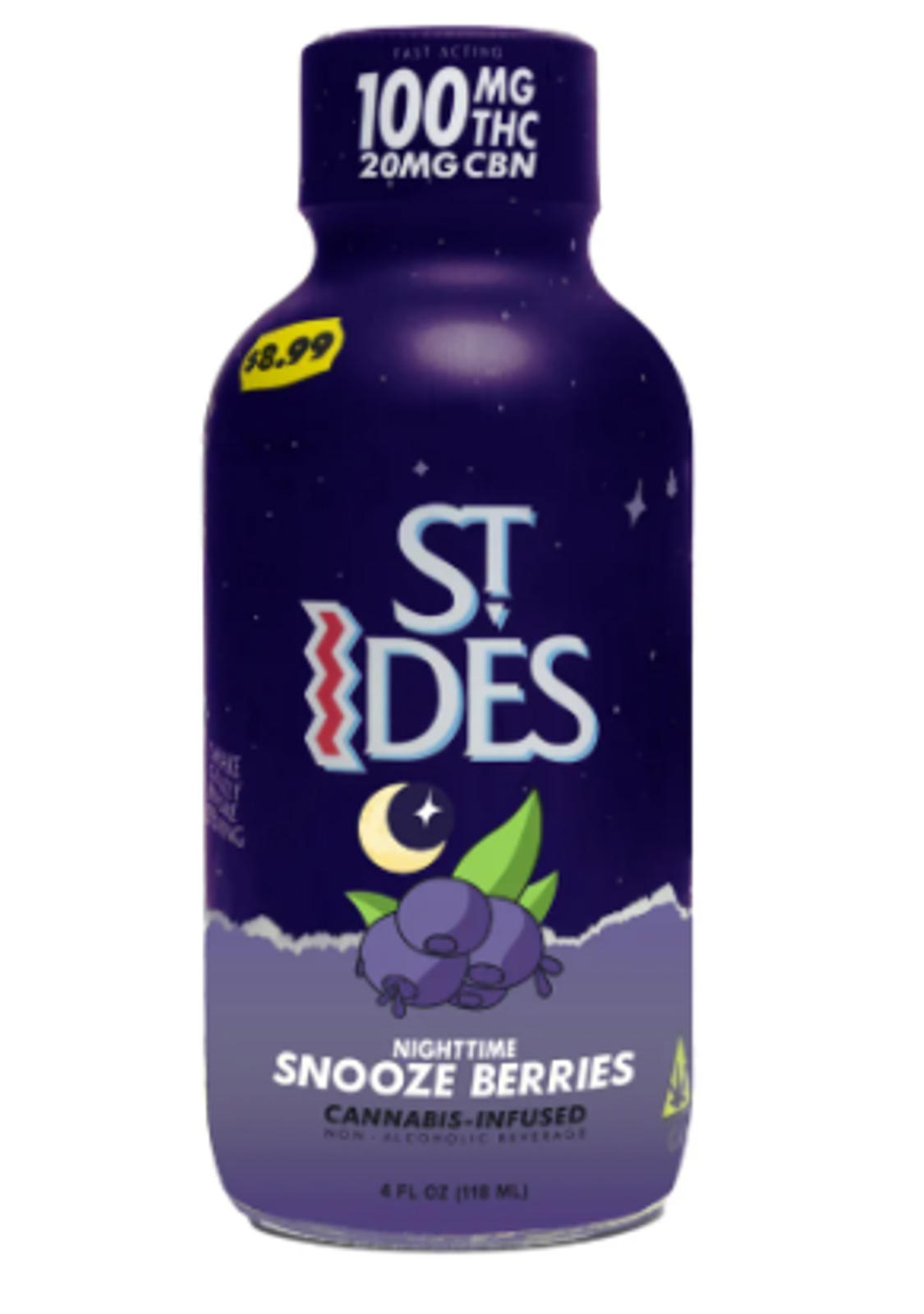 Photograph of product: ST IDES | Snooze Berries Shot | 100mg TH-oui/20mg CBN