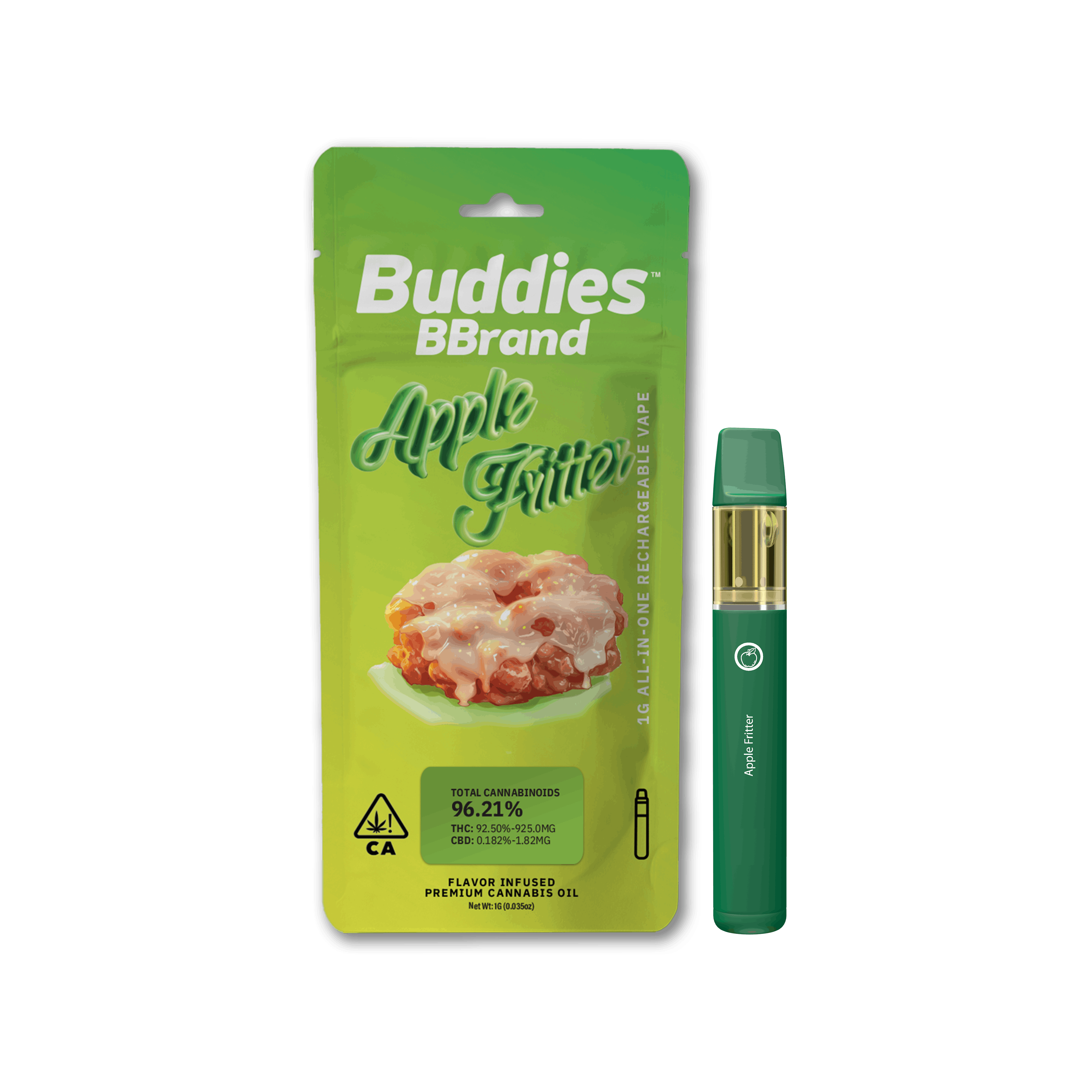 Photograph of product: APPLE FRITTER - ALL-IN-ONE - 1G - BBRAND