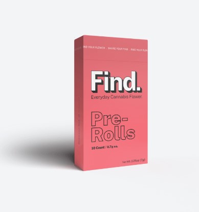 Photograph of product: Find. Drops Of Jupiter Pre-Rolls x 10pk
