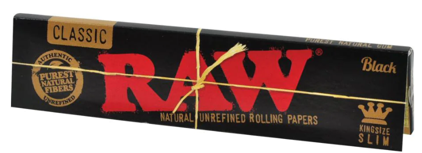 Photograph of product: Raw Papers | Black | King Size Slim