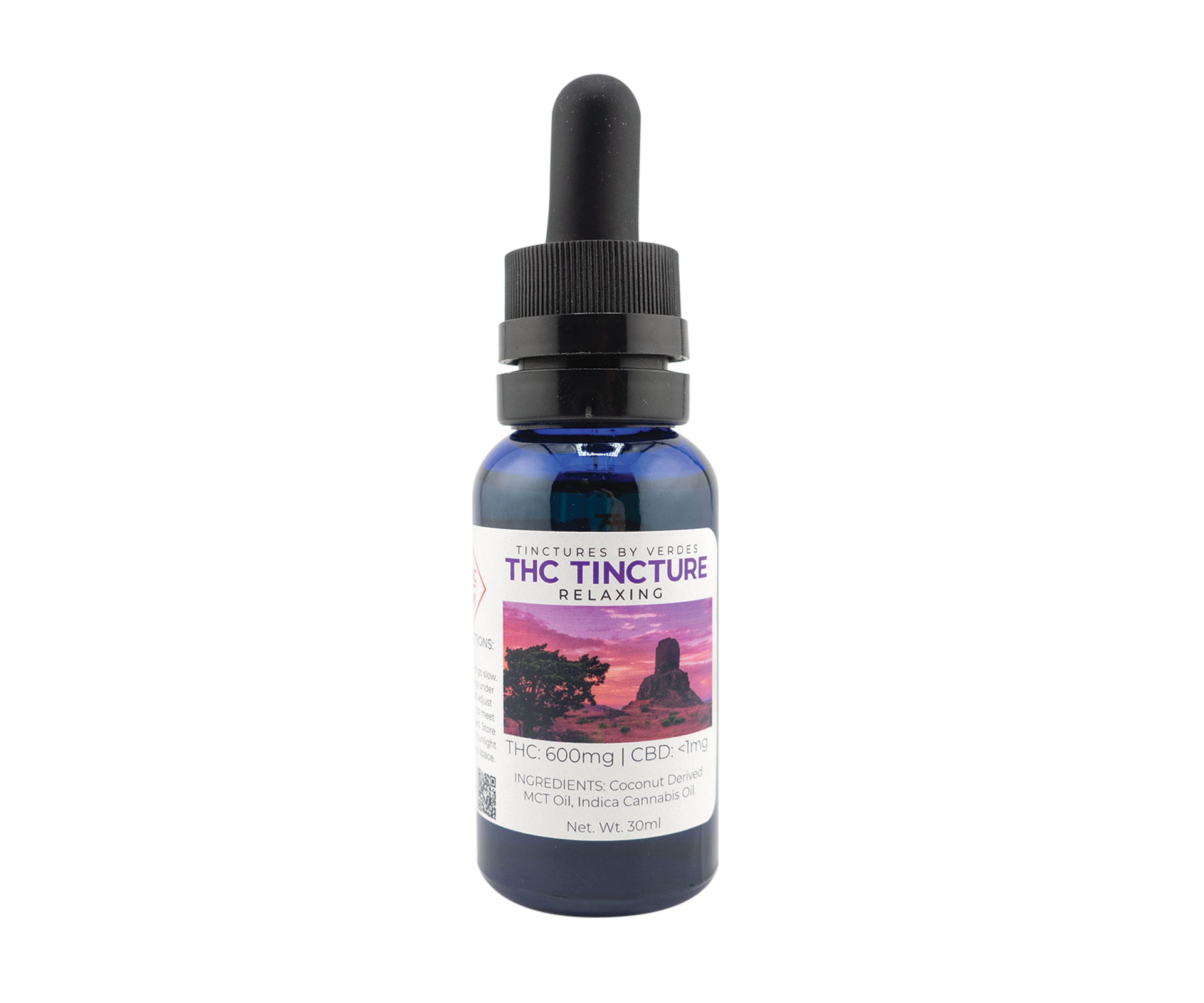 Photograph of product: Verdes | 30ml Tincture | Relaxing TH-oui 600mg