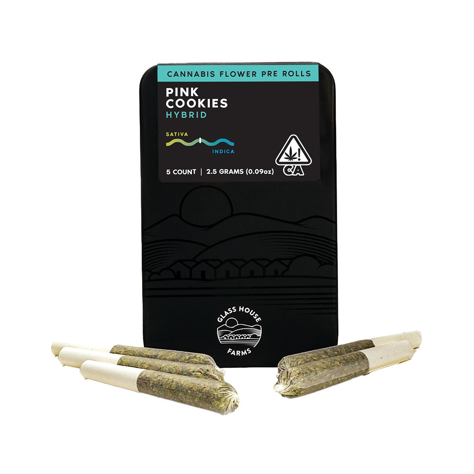 Photograph of product: PINK COOKIES 3.5G 5 PACK PREROLLS