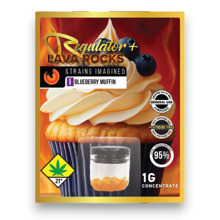Photograph of product: Blueberry Muffin Lava Rocks Extract (Regulator +)