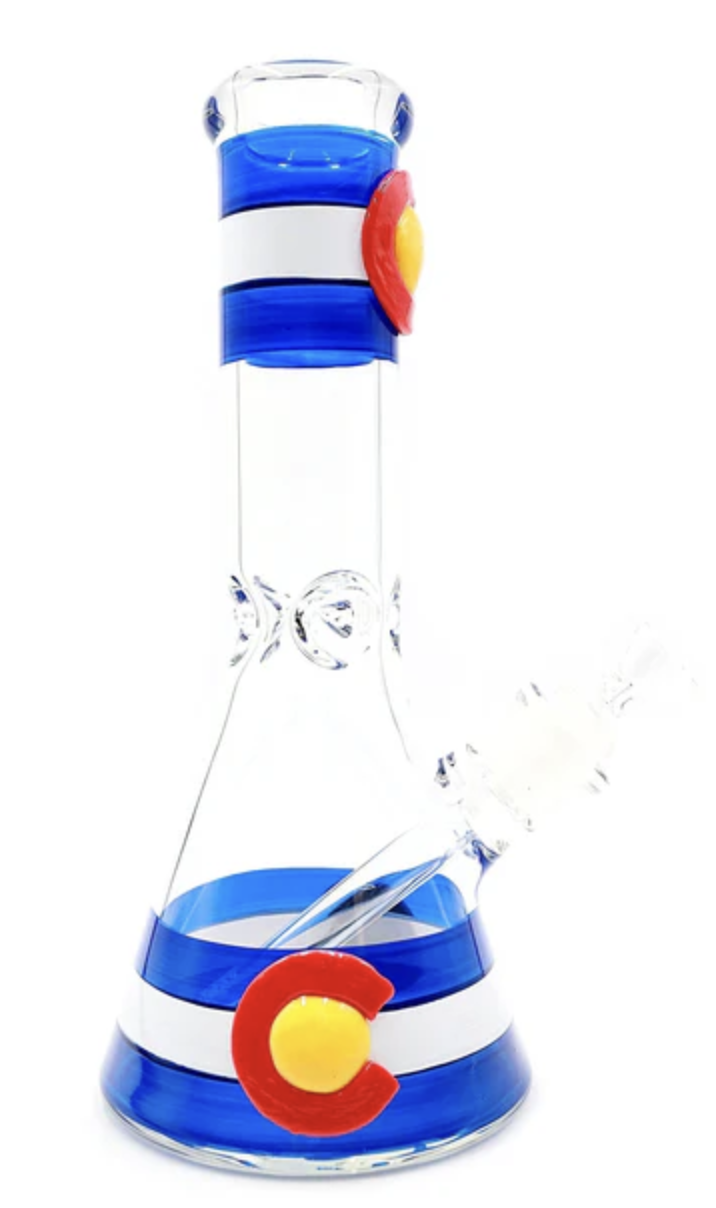 Photograph of product: Large Painted Colorado Bong
