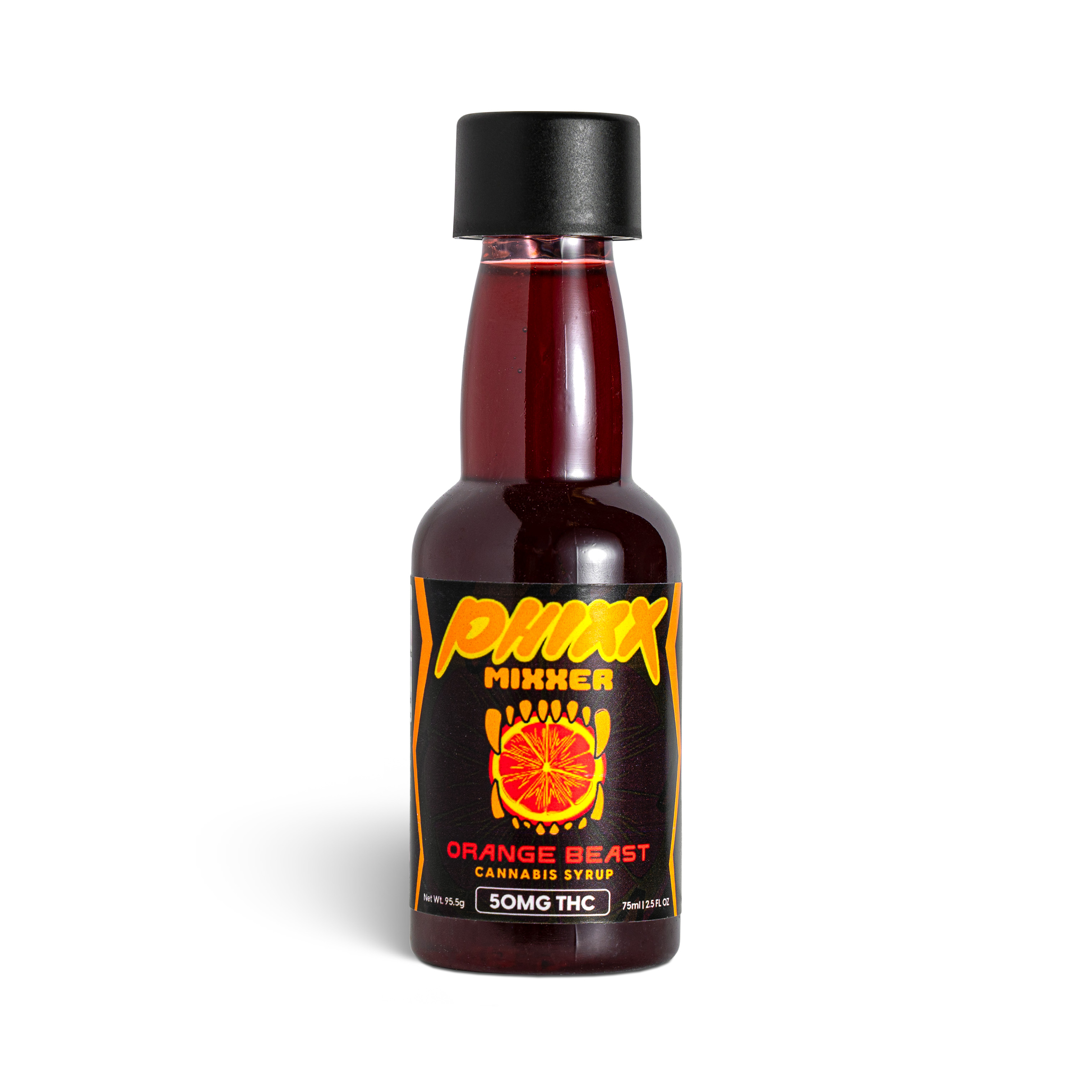 Photograph of product: Orange Beast Phixx Syrup - 50mg