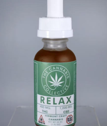 Photograph of product: The Oui'd Collective | Relax | Tincture | 450MG TH-oui & CBD