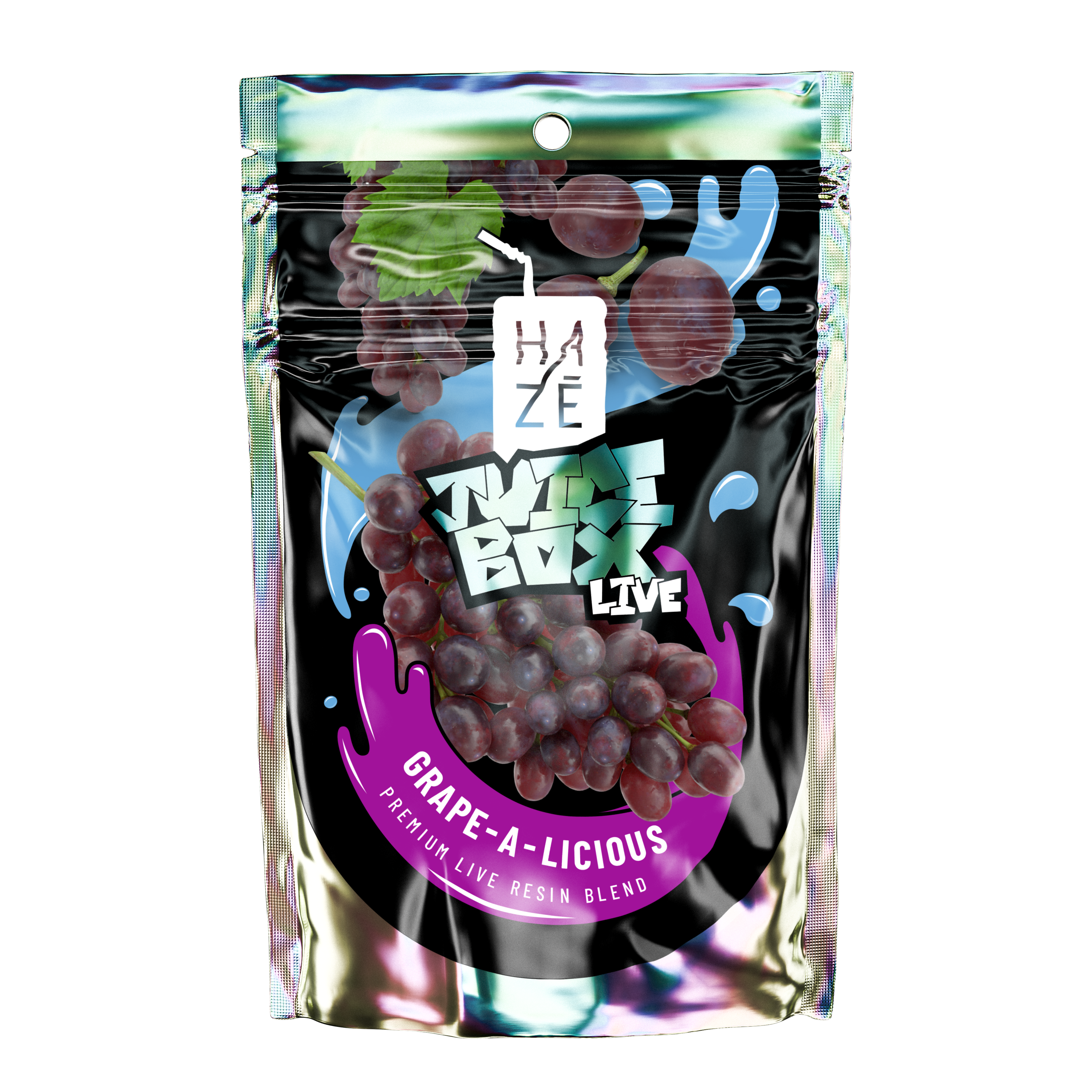 Photograph of product: REC | Juice Box | Grape-a-licious | Live Resin Disposable | 2000mg