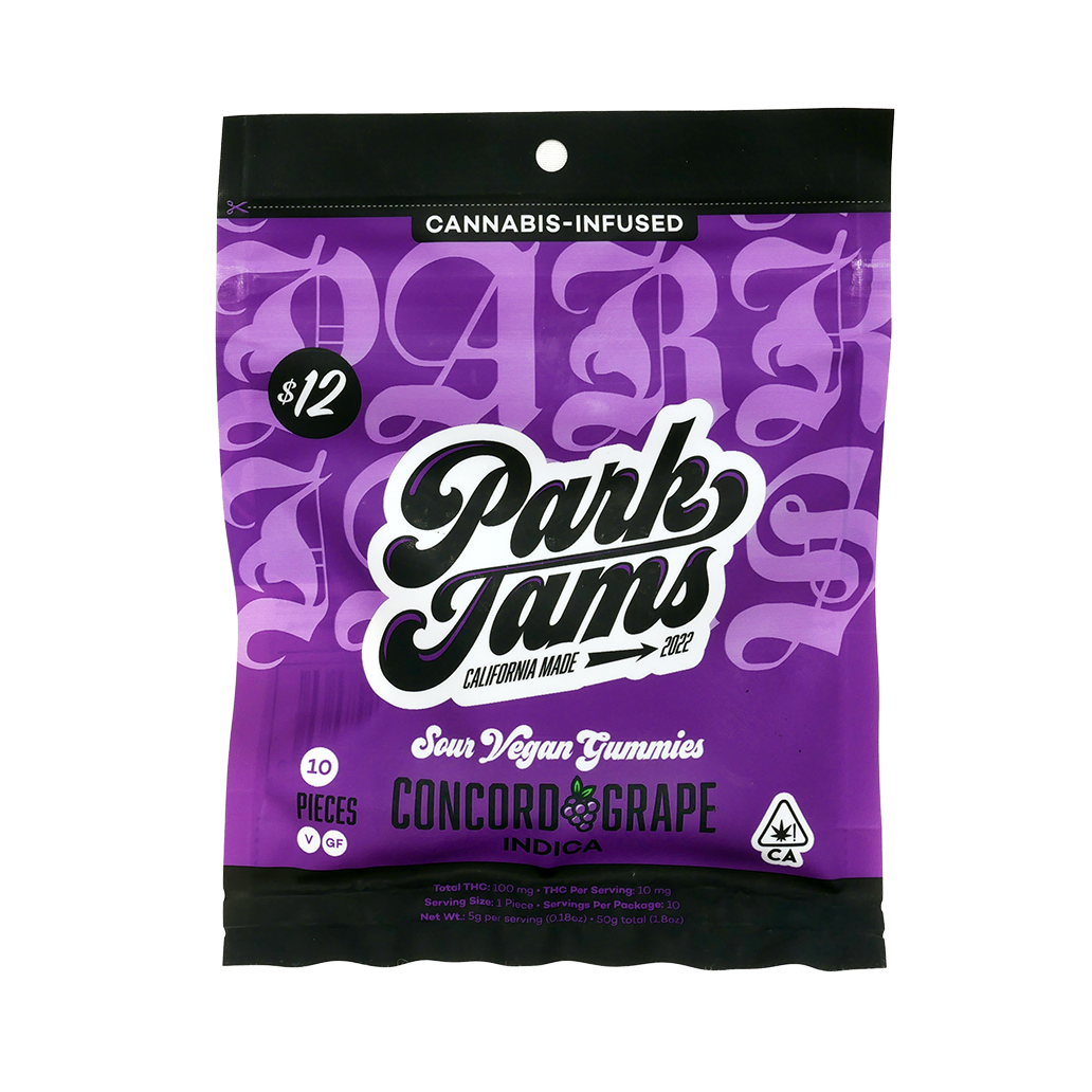 Photograph of Product: Park Jams - Concord Grape Gummies 100mg