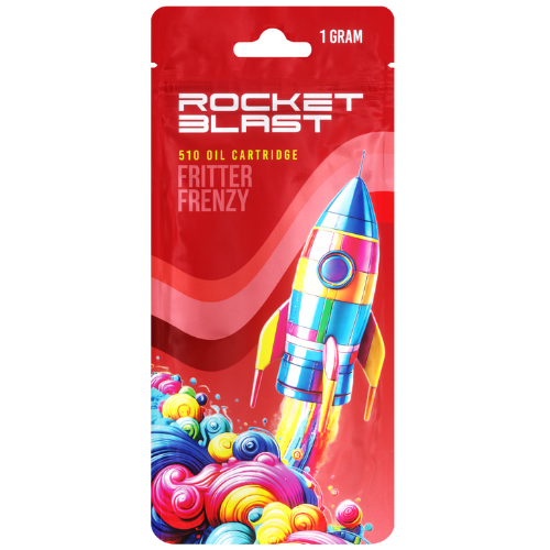 Photograph of product: Rocket Blast Fritter Frenzy 510 Cart 1g