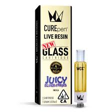 Photograph of product: JUICY BLUEBERRIES 1G LIVE RESIN CARTRIDGE - 1 G