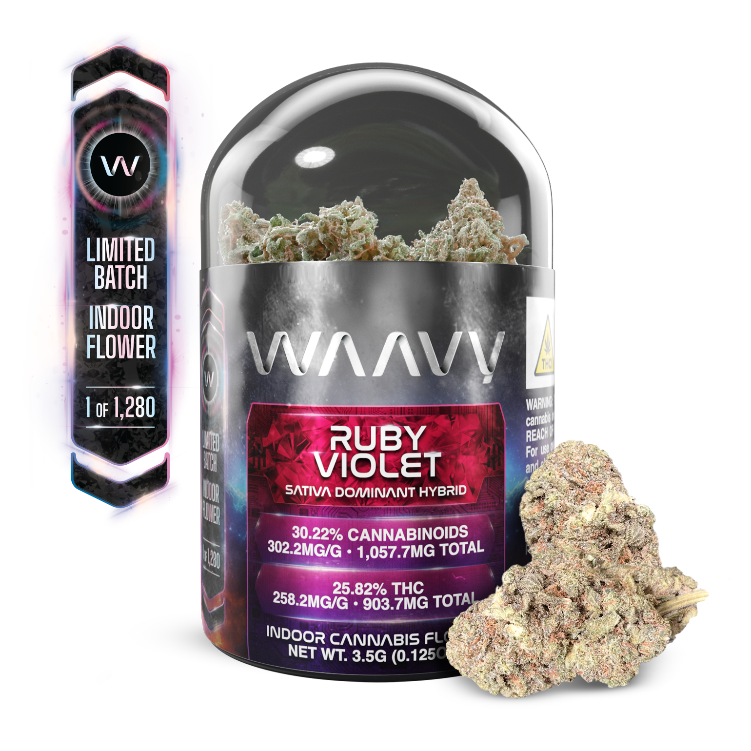 Photograph of product: Ruby Violet | Flower | 3.5g
