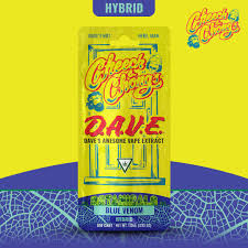 Photograph of product: Cheech & Chong | Blue Venom | D.A.V.E Vape Cart Hybrid