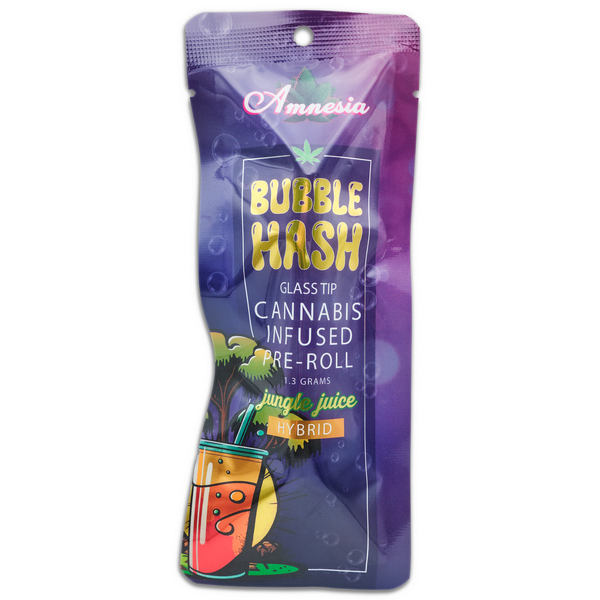 Photograph of product: Jungle Juice | 1.3G Glass Tip Bubble au chocolat Preroll