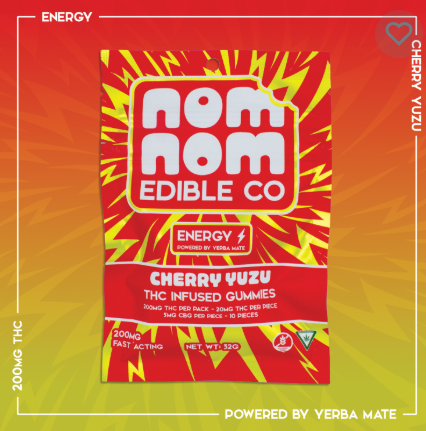 Photograph of Product: Nom Nom - Energy Cherry Yuza - 200mg
