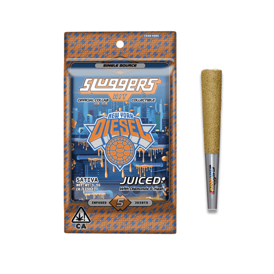 Photograph of product: Sluggers Infused Pre-roll Pack NYC Diesel 3.5g - 