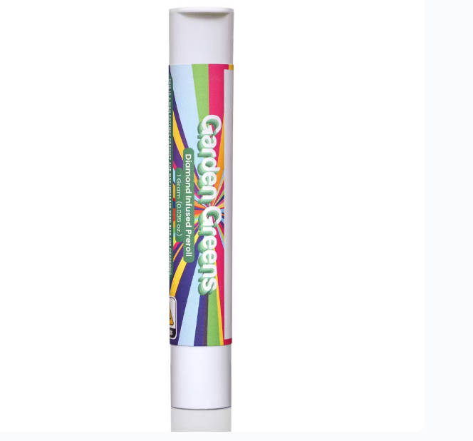 Photograph of product: Garden Greens | Pre-Roll | Diamond Infused | Triple Og | 1g - Oui'd
