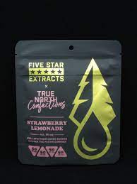 Photograph of product: True North - Strawberry Lemonade - Full Spectrum Gummies - 200mg - Oui'd