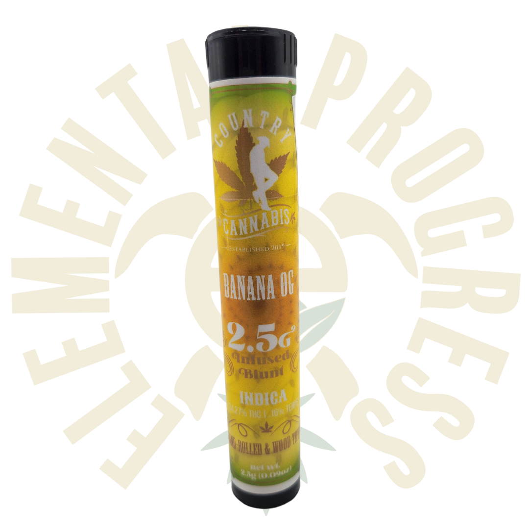 Photograph of product: Country Oui'd Infused Blunts - - Banana OG