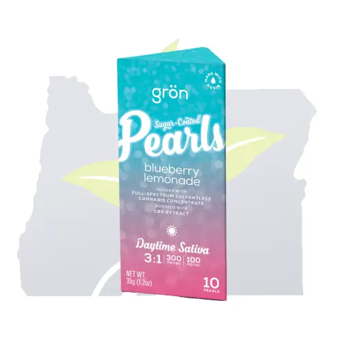 Photograph of product: Gron-Pearl-10Pk-3:1-Blue. Lemon