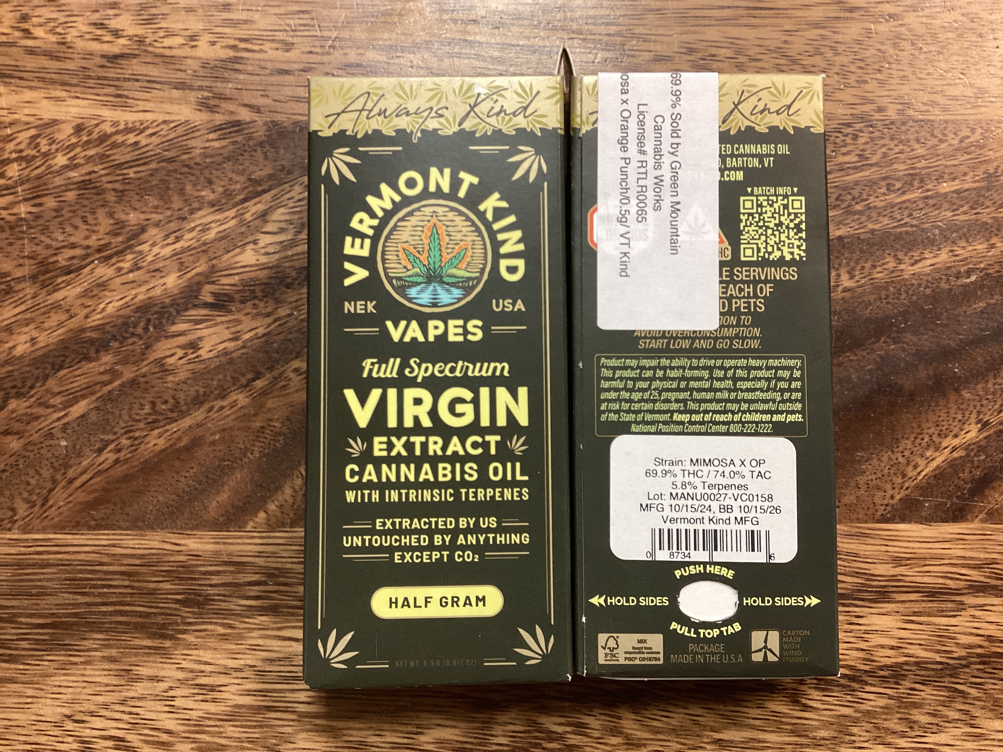 Photograph of product: Mimosa x Orange Punch VK