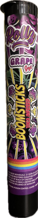 Photograph of product: BOOMSTICKS | GRAPE GOJI - INFUSED PRE ROLLS HYBRID
