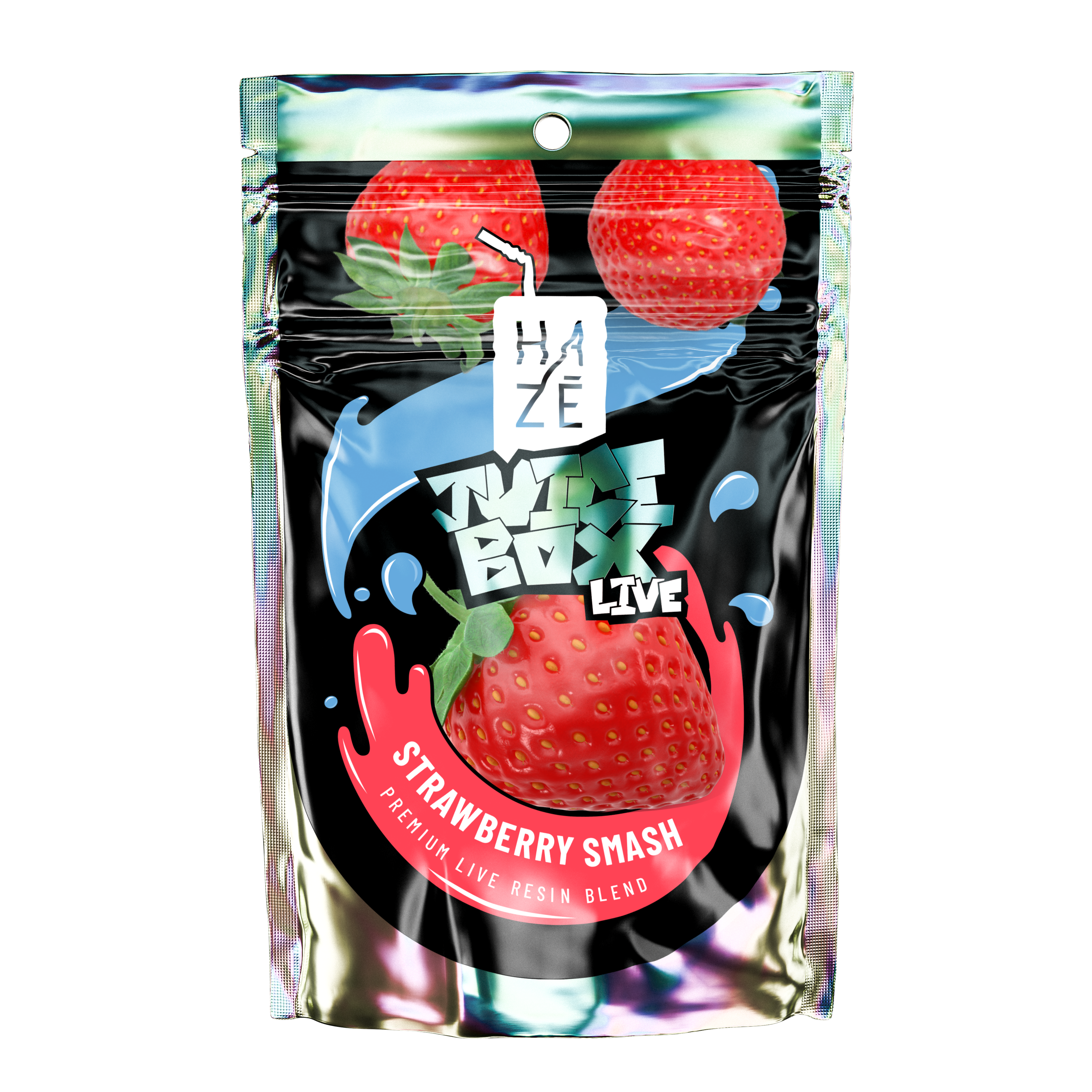 Photograph of product: REC | Juice Box | Strawberry Smash | Live Resin Disposable | 2000mg
